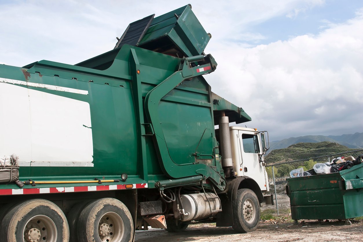 commercial waste truck